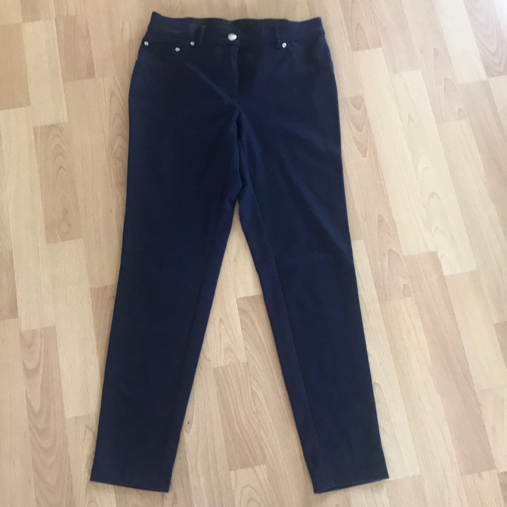 Dark blue stretchy skinny pants